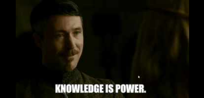 Knowledge is power, winter is coming, and your product knowledge can convert sales.