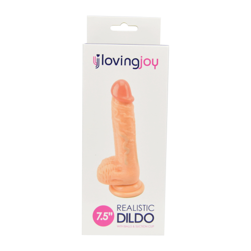 Loving Joy Realistic Dildo with Balls and Suction Cup 7.5 Inch (Amazon Use Only) - Image 6