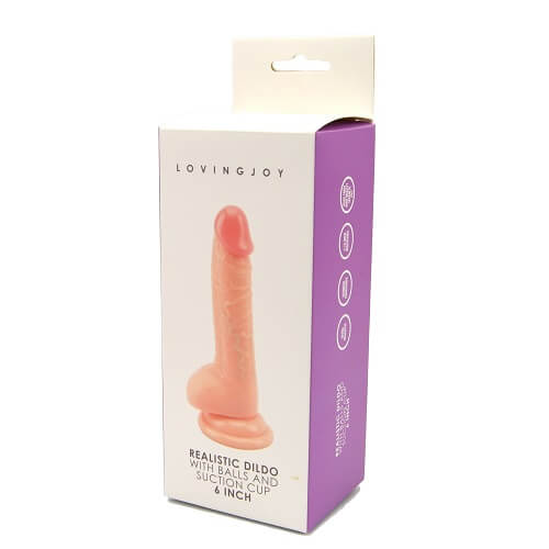 Loving Joy Realistic Dildo with Balls and Suction Cup 6 inch (Amazon Use Only) - Image 8