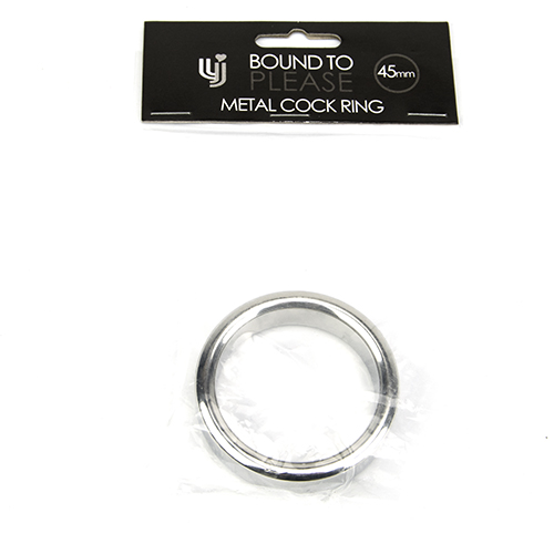 Bound to Please Metal Cock and Ball Ring - 45mm - Image 7