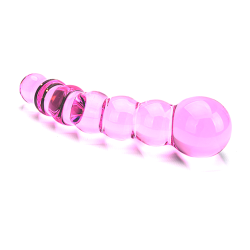 Spectrum Ribbed Glass Dildo - Image 5