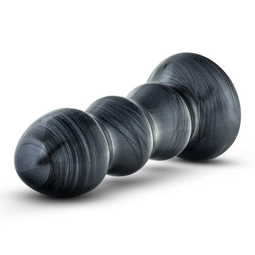 Jet Black Jack Large Ribbed Butt Plug 7 inches - Image 4