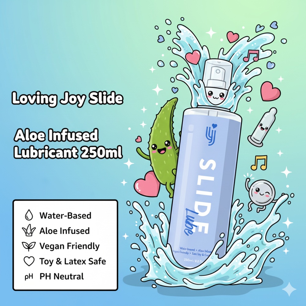 Loving Joy Slide Water-Based Lubricant 250ml - Image 8