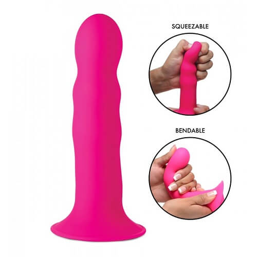 Adrien Lastic Cushioned Core Suction Cup Slim Silicone Dildo 6.8 Inch - Image 5