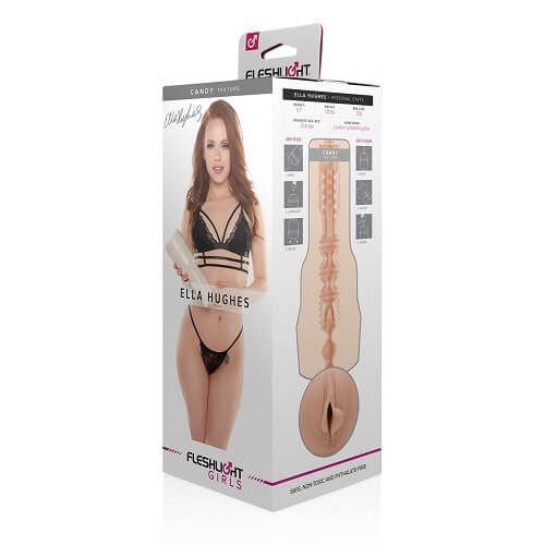 Fleshlight Girls Ella Hughes Candy Textured Male Masturbator - Image 3