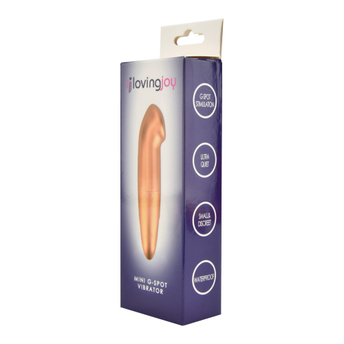 Loving Joy Mini G-Spot Vibrator Gold - Image 9