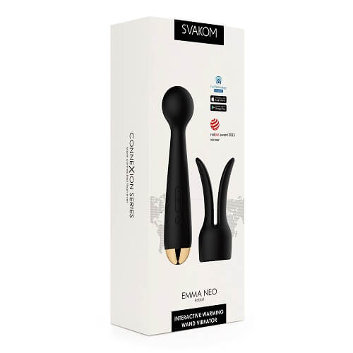 Svakom Emma Neo Interactive App Controlled Heating Magic Wand - Image 7