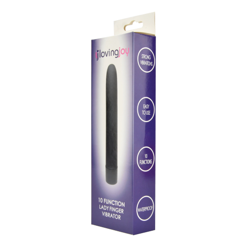 Loving Joy 10 Function Lady Finger Vibrator Black - Image 7