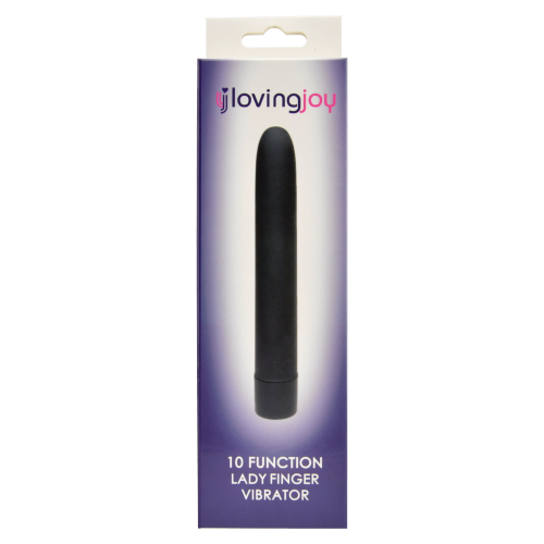 Loving Joy 10 Function Lady Finger Vibrator Black - Image 9