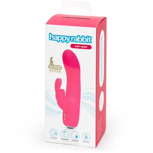 Happy Rabbit Mini Rechargeable Rabbit Vibrator Pink - Image 6