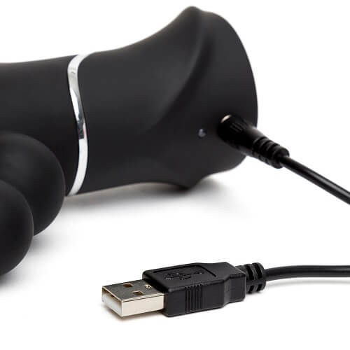 Happy Rabbit Triple Curve Rechargeable Rabbit Vibrator Black - Image 7