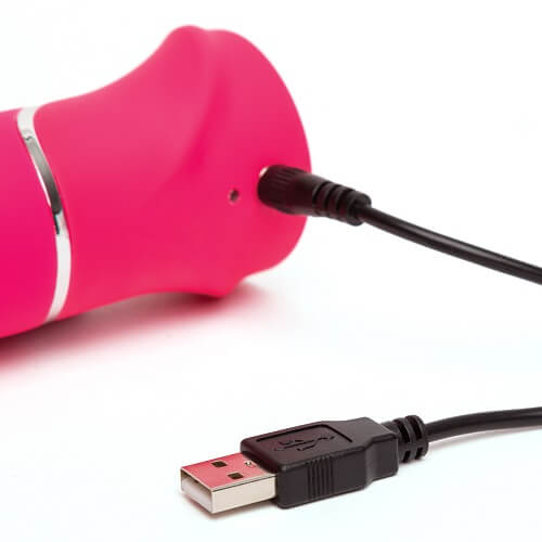 Happy Rabbit Rechargeable Realistic Thrusting Rabbit Vibrator Pink - Image 4