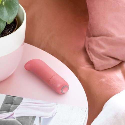 Gaia Biodegradable Eco G-Spot Vibrator Coral - Image 4