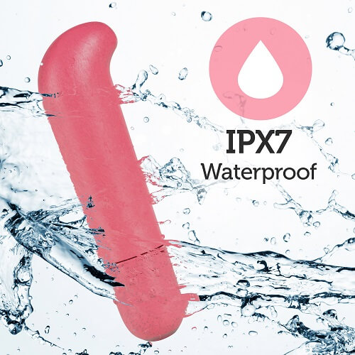 Gaia Biodegradable Eco G-Spot Vibrator Coral - Image 6
