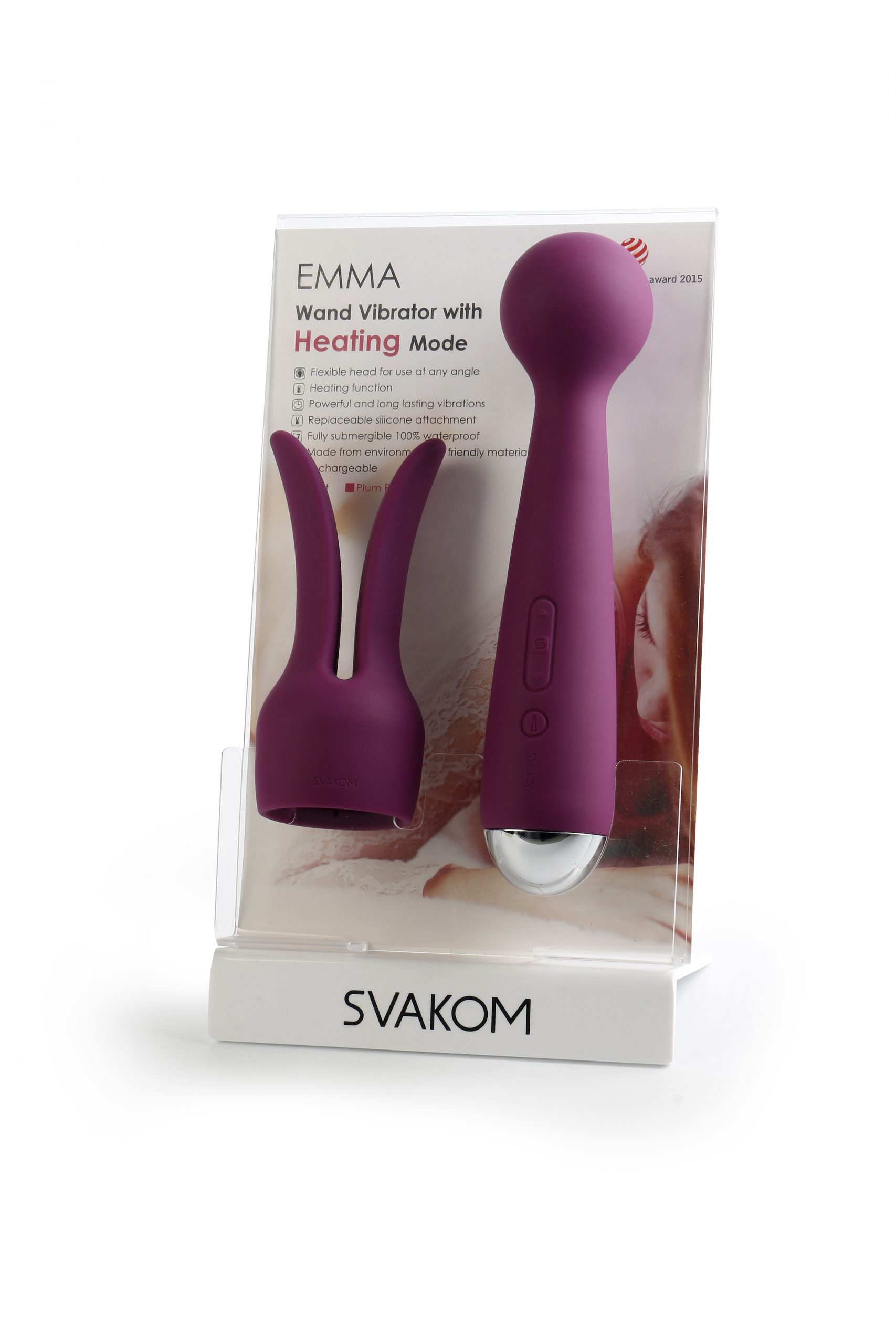 Svakom A6 Acrylic Stand and Info Card