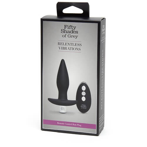 Fifty Shades of Grey Relentless Vibrations Remote Control Butt Plug - Image 5