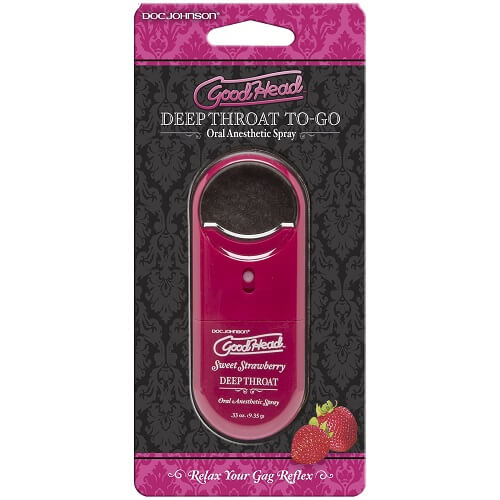 Doc Johnson GoodHead To-Go - Deep Throat Spray - Sweet Strawberry - Image 3