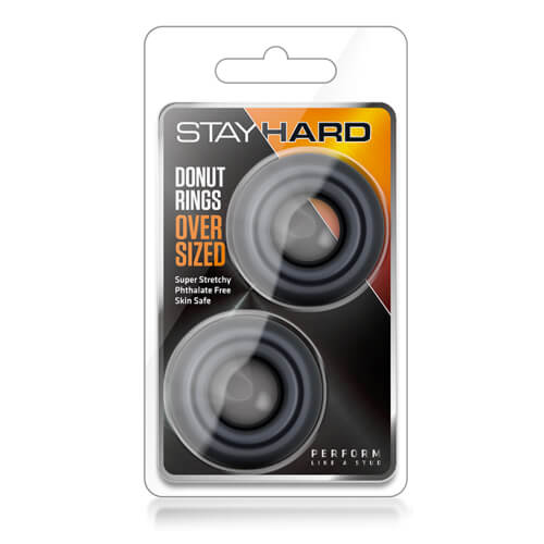 Donut Cock Ring Extra Thick 2 Pack - Image 3