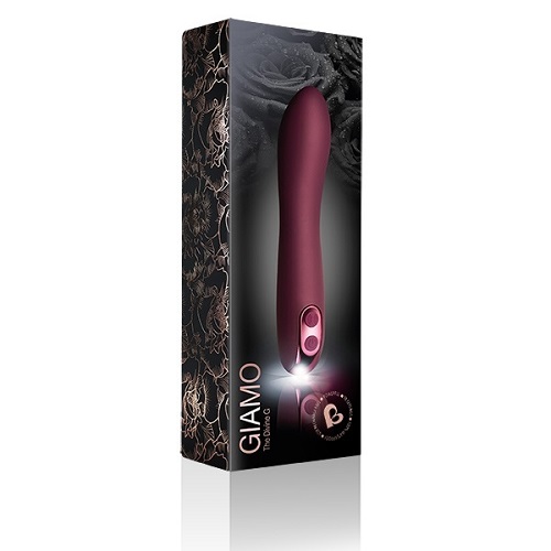Rocks Off Giamo 10 Function Rechargeable G-Spot Vibrator Burgundy - Image 4