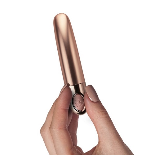 Rocks Off Ellipse 10 Function Bullet Vibrator Dusky Pink - Image 5