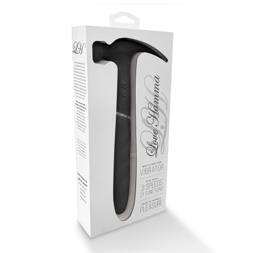 Love Hamma The Ultimate Vibrator Curved Black - Image 5