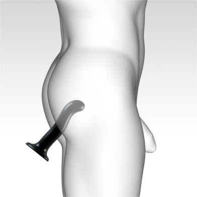 Strap-on-Me P&G Spot Dildo Medium Black - Image 10