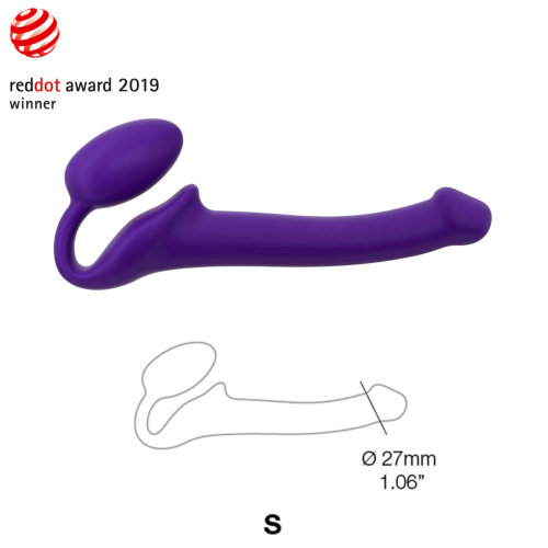 Strap-on-Me Semi-Realistic Bendable Strap-On Purple Small - Image 4