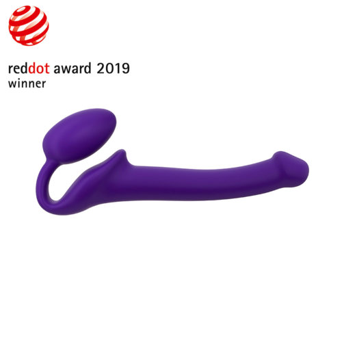 Strap-on-Me Semi-Realistic Bendable Strap-On Purple Small - Image 3