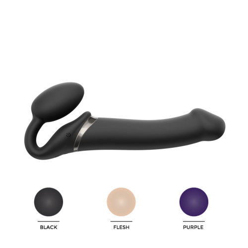 Strap-on-Me Vibrating Strap-On Large Black - Image 6