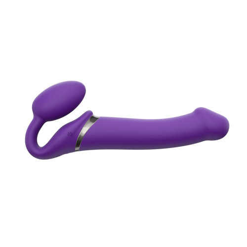 Strap-on-Me Vibrating Strap-On Large Purple - Image 3