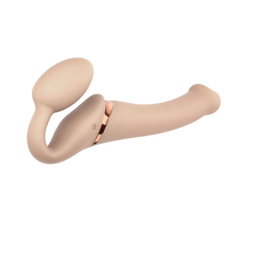 Strap-on-Me Vibrating Strap-On Medium Vanilla - Image 5