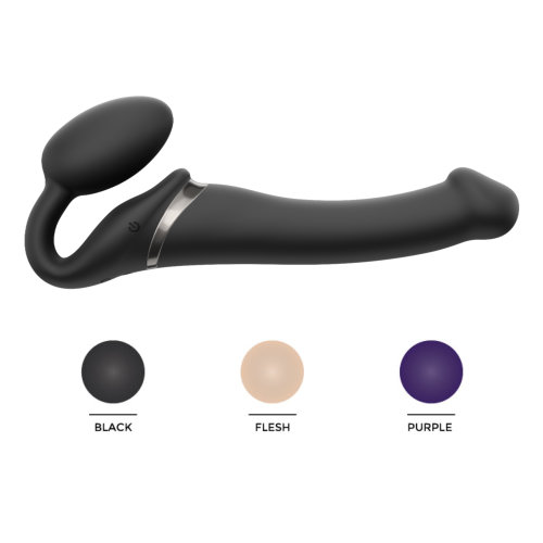 Strap-on-Me Vibrating Strap-On Medium Black - Image 6