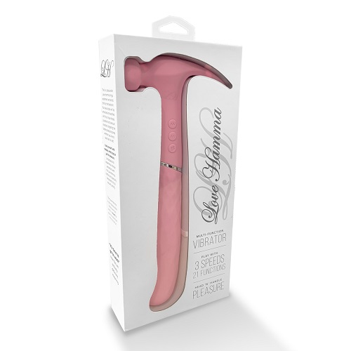Love Hamma The Ultimate Vibrator Curved Pink - Image 5