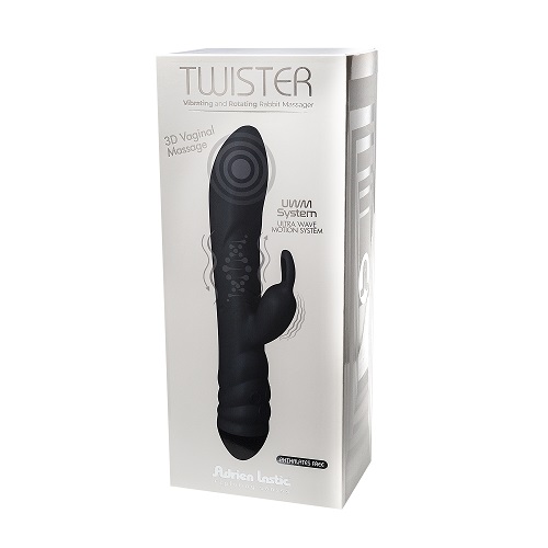 Adrien Lastic Twister Vibrating and Rotating Rabbit Massager - Image 6