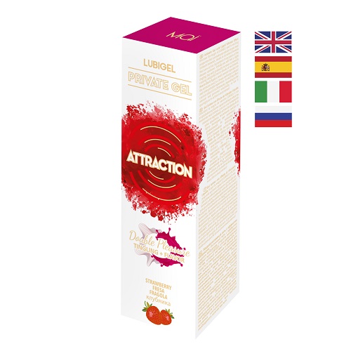 Mai Attraction Lubigel Liquid Vibrator Strawberry 30ml - Image 4