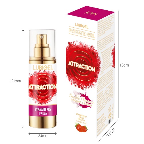 Mai Attraction Lubigel Liquid Vibrator Strawberry 30ml - Image 5