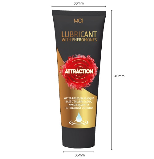 Mai Attraction Lubricant with Pheromones Unfragranced 100ml - Image 4