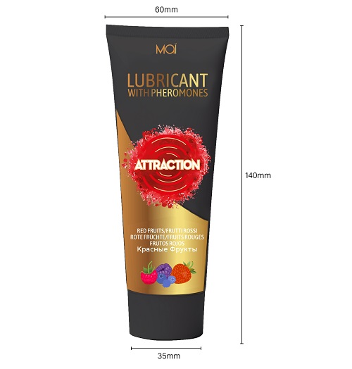Mai Attraction Lubricant with Pheromones Red Fruits 100ml - Image 4