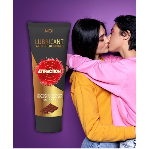 Mai Attraction Lubricant with Pheromones Chocolate 100ml - Image 5