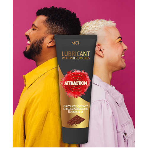 Mai Attraction Lubricant with Pheromones Chocolate 100ml - Image 6