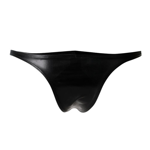 C4M Brazilian Brief Black Leatherette Extra Large - Image 3