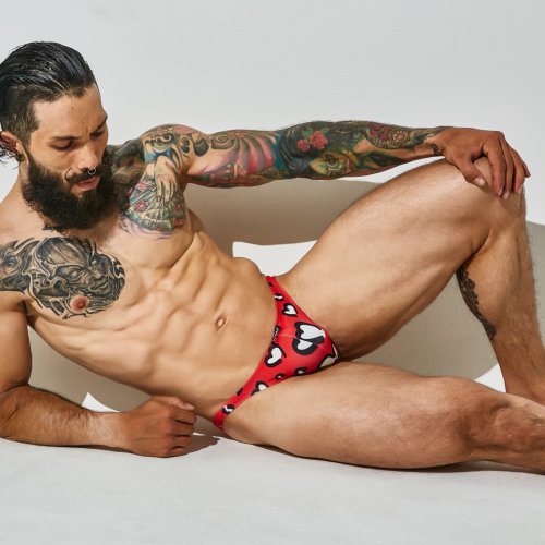 C4M Brazilian Brief Hearts Extra Large - Image 6