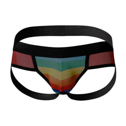 C4M Mixed Jockstrap Rainbow Small - Image 3