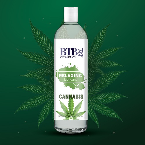 BTB Water Based Cannabis Lubricant 250ml - Image 4