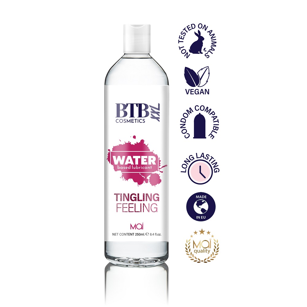 BTB Water Based Tingling Lubricant 250ml - Image 4