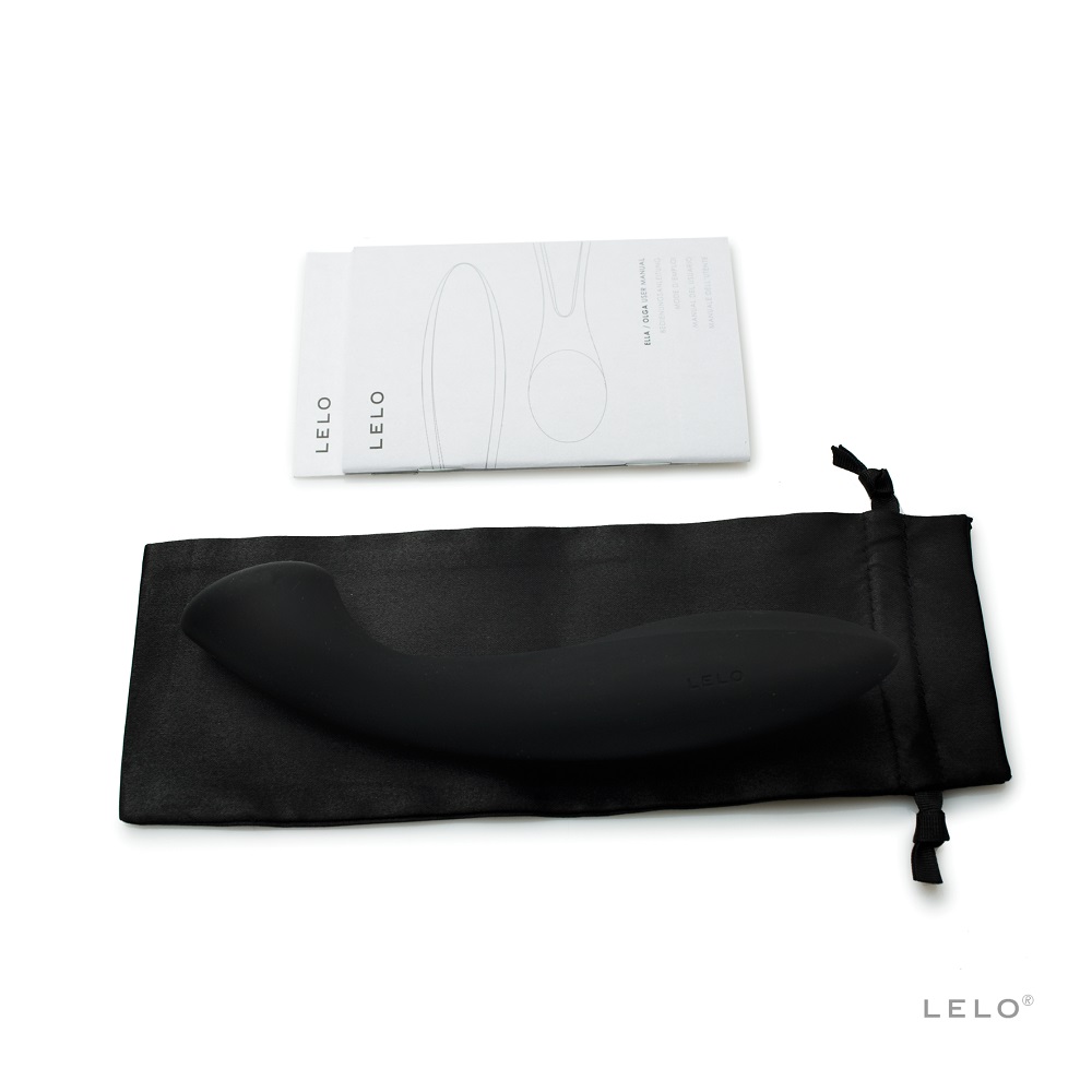 LELO Ella Silicone Dildo-Black - Image 4