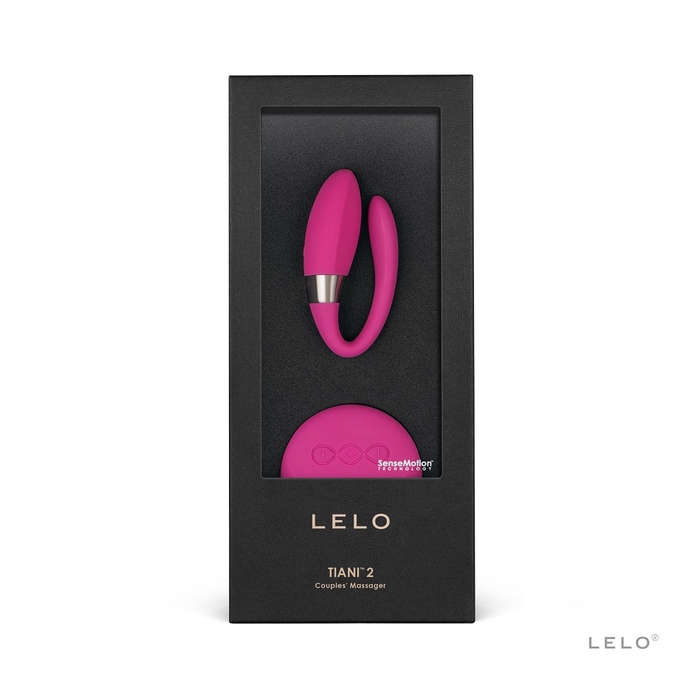LELO Tiani 2 Design Edition Couples Vibrator Cerise - Image 3