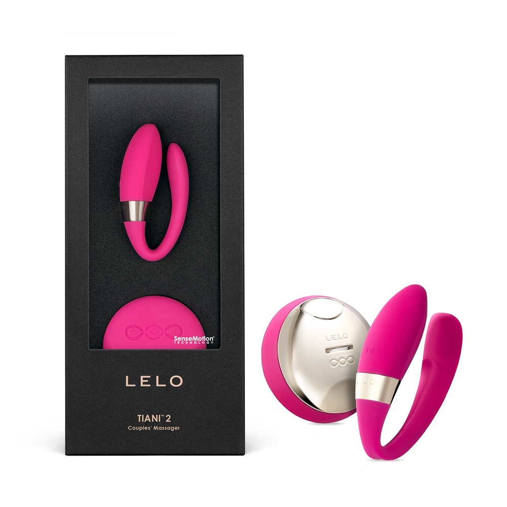 LELO Tiani 2 Design Edition Couples Vibrator Cerise - Image 5