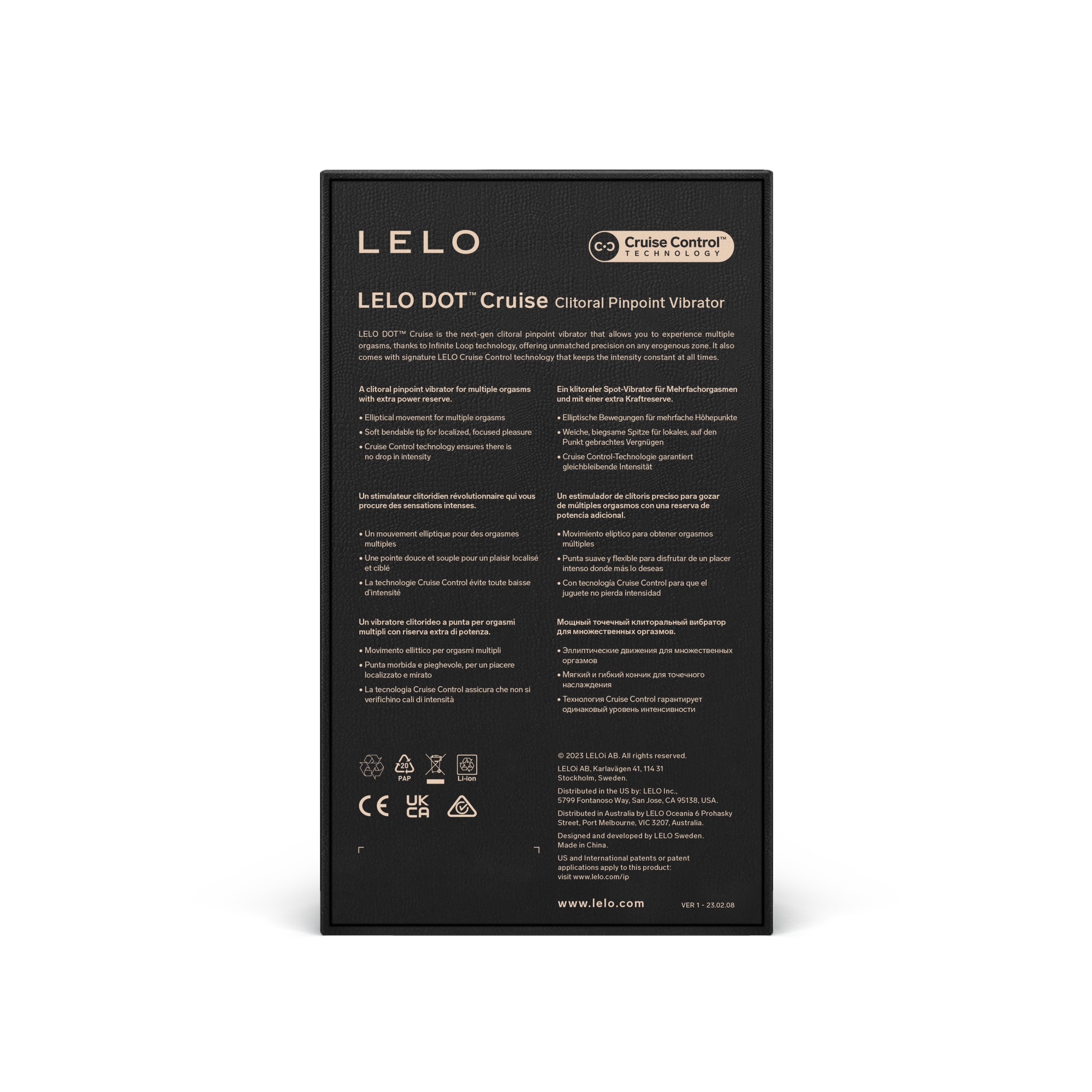 LELO Dot Cruise Clitoral Vibrator Peach Please - Image 6