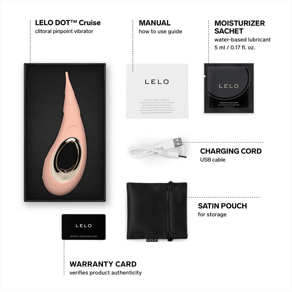 LELO Dot Cruise Clitoral Vibrator Peach Please - Image 7